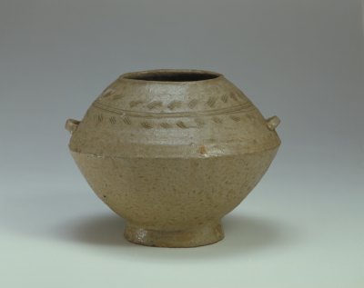 图片[1]-Original porcelain celadon glaze double-series pot-China Archive